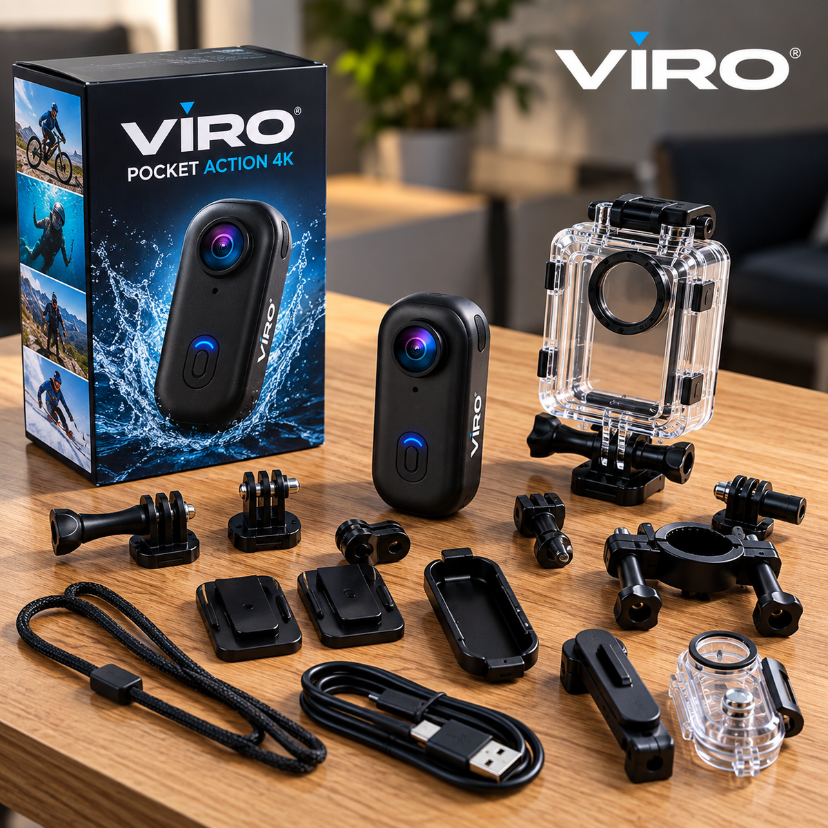 VIRO POCKET ACTION 4K “GRABÁ LA AVENTURA DESDE ADENTRO.”