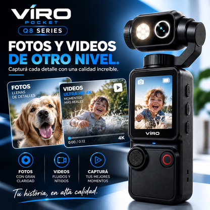 VIRO POCKET Q8 SERIES™La pocket que llevás a todos lados.