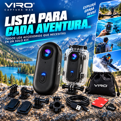 VIRO POCKET ACTION 4K “GRABÁ LA AVENTURA DESDE ADENTRO.”