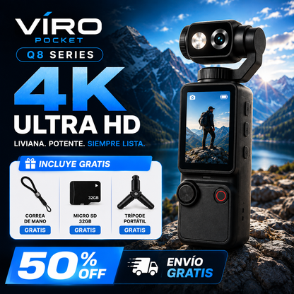 VIRO POCKET Q8 SERIES™La pocket que llevás a todos lados.