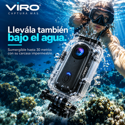 VIRO POCKET ACTION 4K “GRABÁ LA AVENTURA DESDE ADENTRO.”